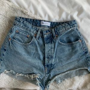 Zara denim shorts